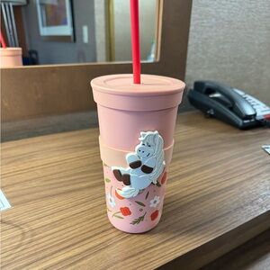 Starbucks Pink Floral Tumbler with Straw - 2026 year of the horse!!